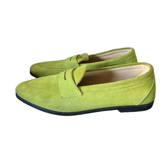 Lime Green Shoes Woman’s Size 6 - Picture 3 of 9